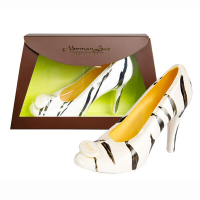 High Heel Shoe - White Chocolate