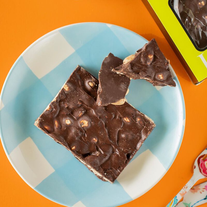 No Sugar Added Dark Chocolate Bark