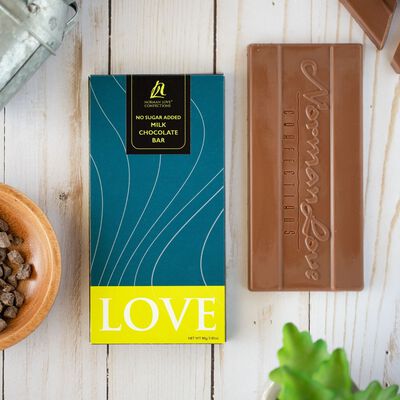 No Sugar Added Milk Chocolate Bar, hi-res