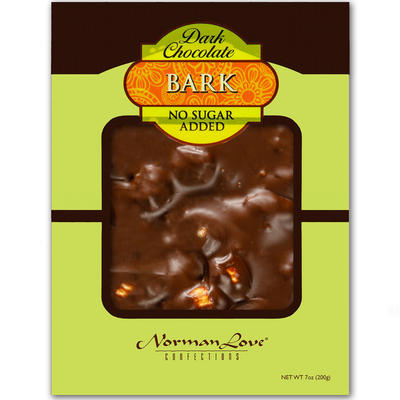 No Sugar Added Dark Chocolate Almond & Hazelnut Bark