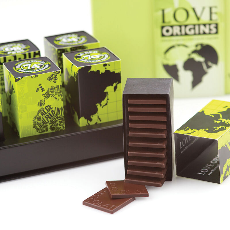 Love origins chocolate bars